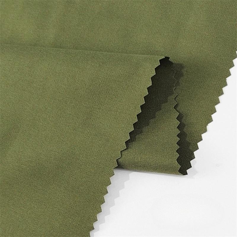 Solid-color Polyester Matte Plain Weave Fabric DIY Windbreaker Jacket Style Overcomes Cotton-padded Dress Shirt Jacket Fabric