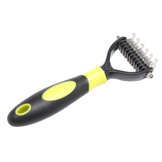 Grooming Comb Pet Hair Combing Hand-held Design Colorful Shedding Hair Remover for Pets
