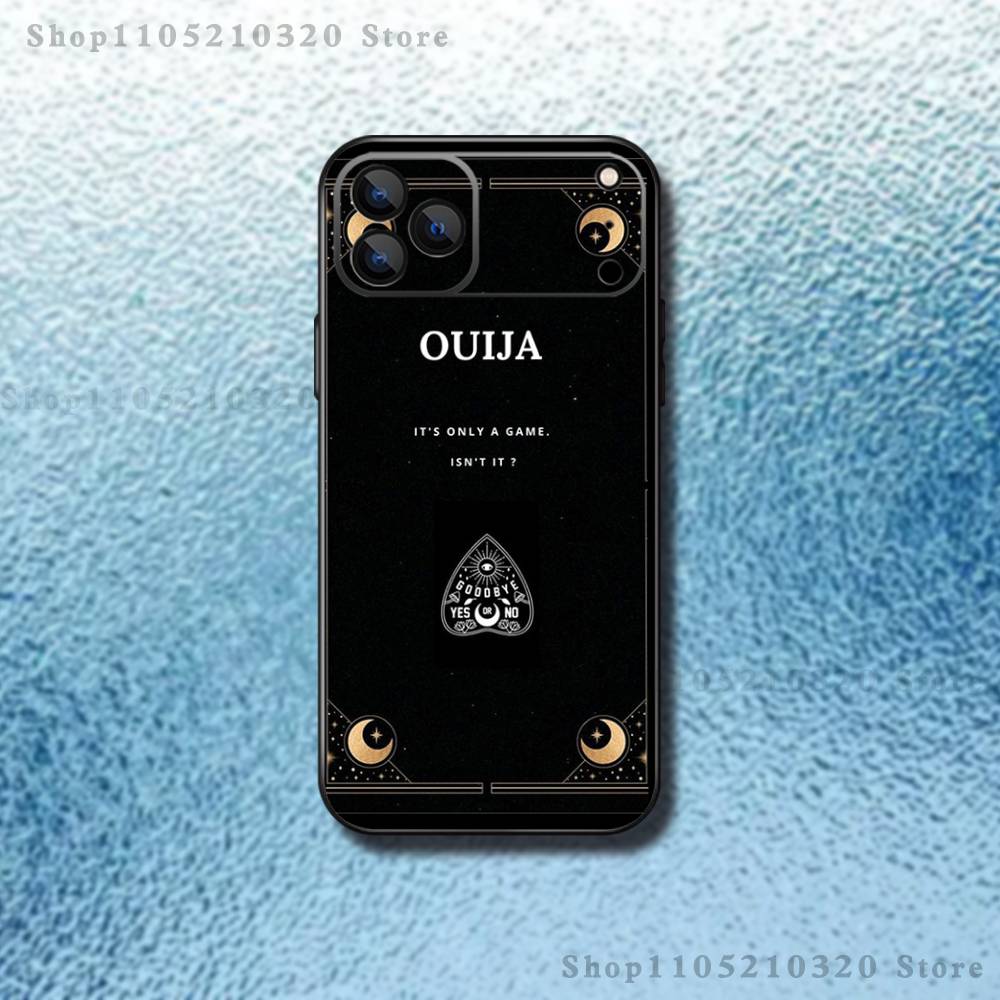 Supernatural Art Ouija Board Phone Case For iPhone 17,16,15,14,13,12,11,Pro Max,XSX,,XR,SE,Mini,8,7,Soft Silicone Black Cover
