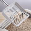 Cats Litter Scoops Pet Poop Shovel for Large Kittens Hollow Metal Scooper for Most Type Litter Cleaning Tool