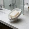 Wall-Mounted Draining Soap Box with Suction Cup - Prevents Water Accumulation, Simple Bathroom Solution