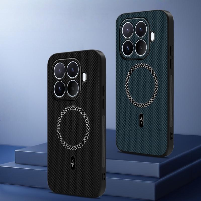 Für Xiaomi 17T Pro Hülle Zartes Stofftexturiertes Magnetischer Ring Rutschfest Schlank Schutzhülle Für Xiaomi 17T 17tPro Hülle