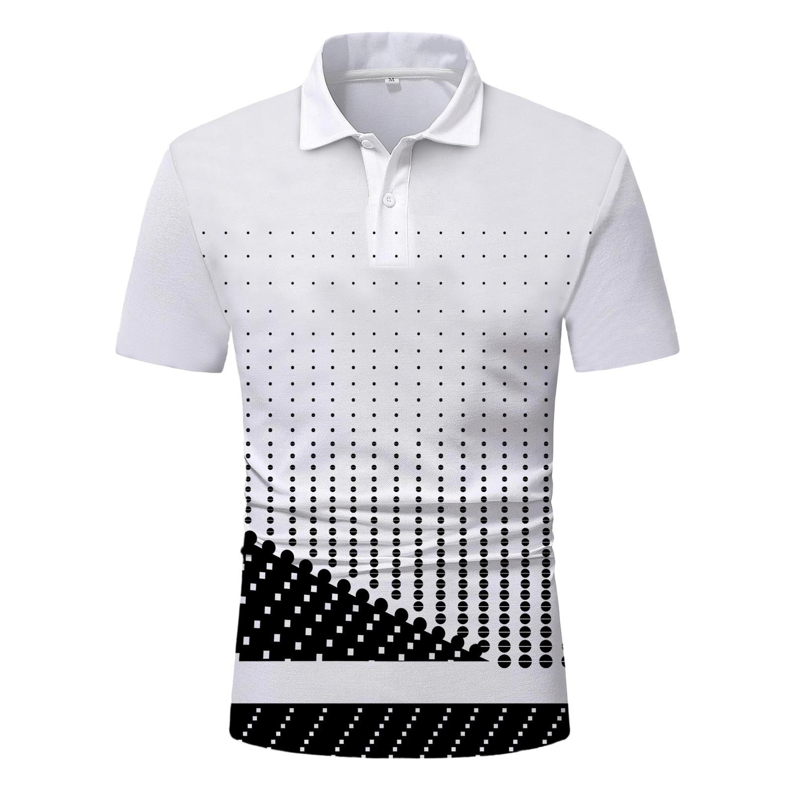 

Мужская повседневная свободная футболка с коротким рукавом и однотонным принтом, рубашка Po Lo L