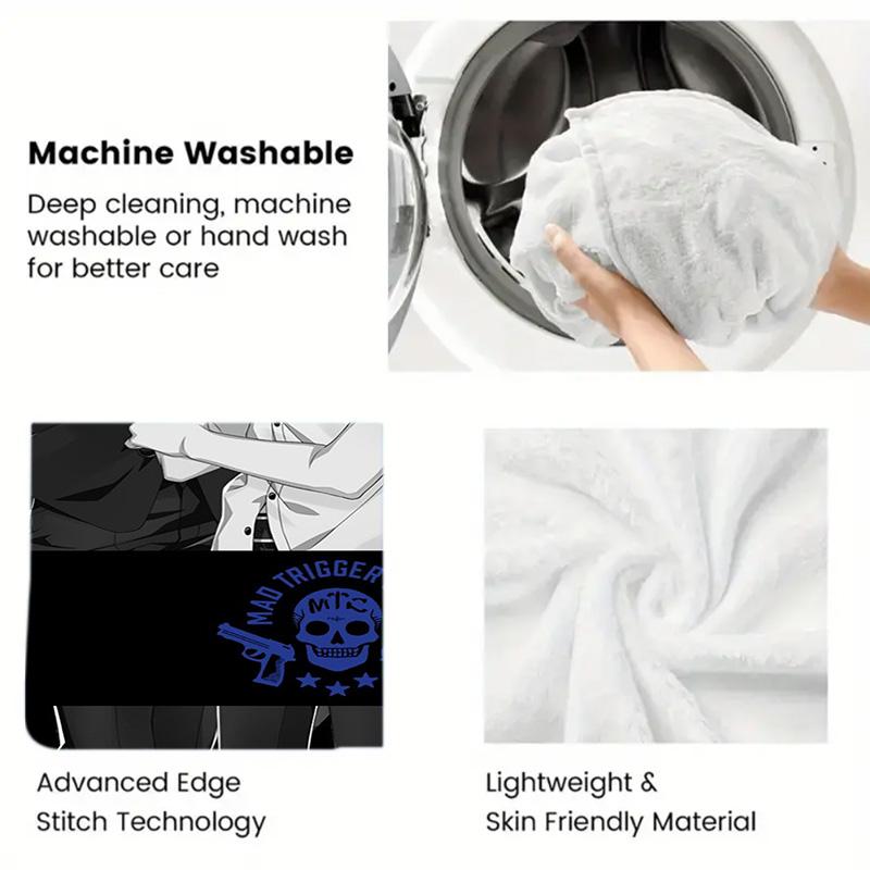 Hypnosis Mic 2D Flat Pattern Flannel Blanket High quality All Seasons Warmth and Comfort Perfect for Christmas Gifts.NMT0928248