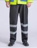 Reflektierende Regenhose mit hoher Sichtbarkeit für Verkehrs- und Patrouillensicherheit