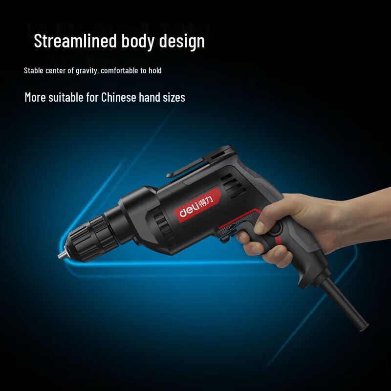 Deli DE-DZ10-1 Electric Drill CN plug (adapter included)