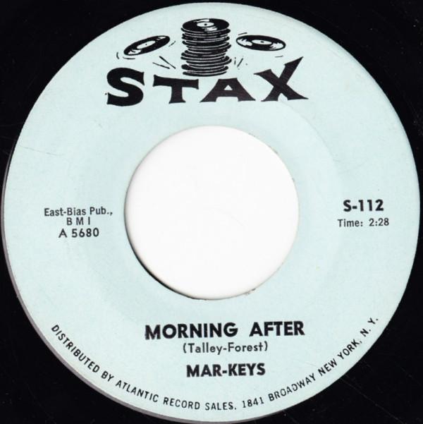 7inch Record MAR-KEYS - Morning After S112 Stax 1961 US Rock Used