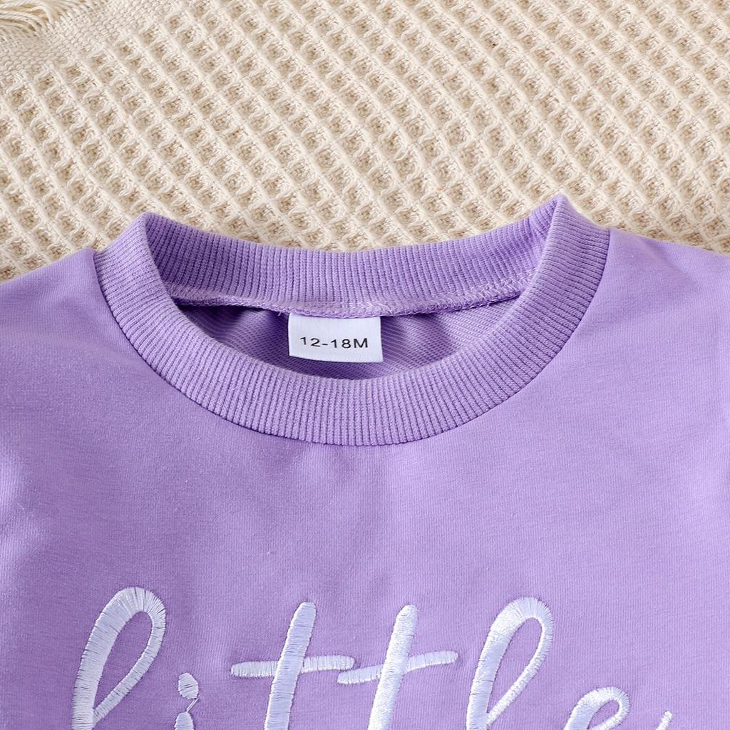 Kids Casual Long-Sleeve Set, Comfortable Daily Wear Outfits