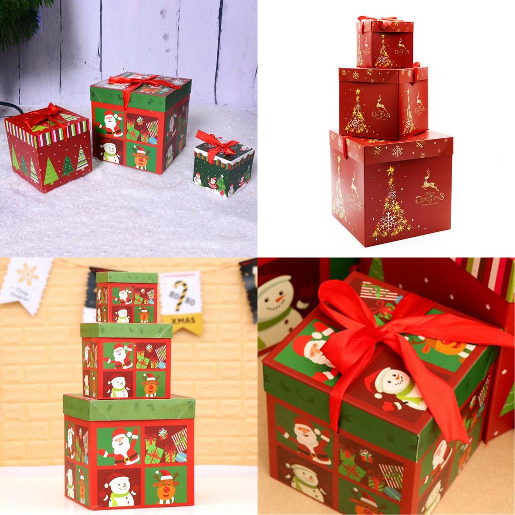 Premium Large Christmas Gift Box With Lid And Ribbon Perfect For Holiday Gifting**
