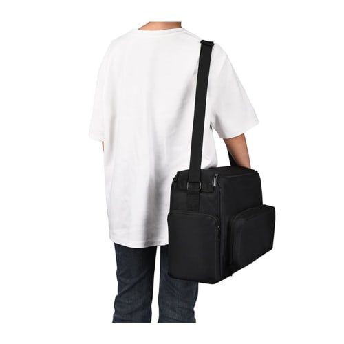 SHEAWA JYX-55 Speaker Set Storage Case, Carrying Case with Shoulder Strap, Scratch-Resistant, Stain-Resistant Protective Case, Also Stores Small Items