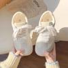 Spring New Versatile Board Shoes Shoes Dopamine Puffs Girls Platform White Shoes