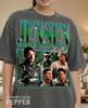 Jensen Ackles Bootleg Shirt, Classic Muscle Car Driver Graphic Tee, Supernatural Drama Actor Fan Apparel