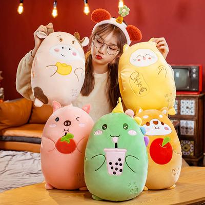 45 cm weiches Tier-Cartoon-Kissen, süßes Shiba Inu-Plüschtier, Hund, Katze, Dinosaurier, Maus, gefülltes schönes Kindergeburtstagsgeschenk