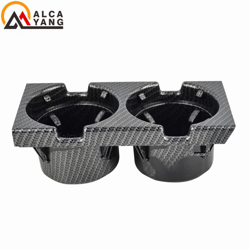 Double Hole Car Vehicle Front Center Console Storage Box Coin + Cup Holder for BMW E46 3SERIES 1999-2006