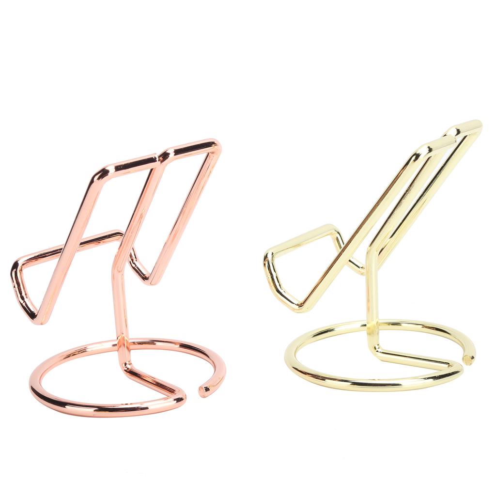 4PCS Wrought Iron Mobile Phone Holder Portable Desktop Multi Function Reading Display Stand