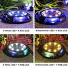 12 LED Solar Buried Lamp In-Ground Light Outdoor Waterproof Multicolor Exterior Sunlight for Garden Yard Lawn Pathway Decoration