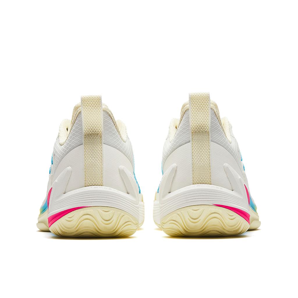 Anta Wear Resistant And Lightweight Low Top Basketball Shoes Men's Yellow Blue Red 912611604-6