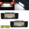 2pcs Car LED License Plate Light For Nissan Qashqai J11 Primera P12 Pathfinder R51 X-Trail T31 Juke F15 Micra Versa Infiniti Q50