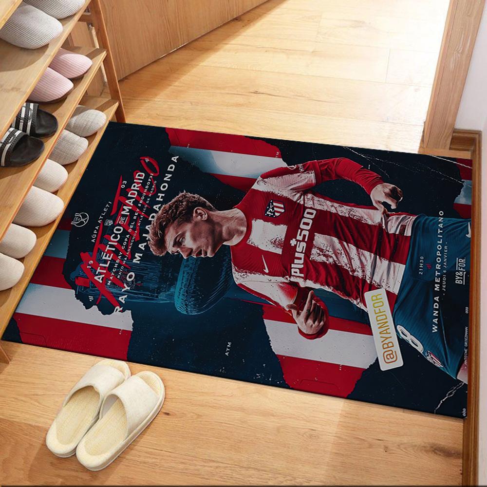 Atletico Madrid Carpet Suitable For Kitchen Foyer Hallway Outdoor Antislip Carpet Decorate Offices Best For Christmas