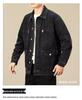 Men's 2026 Trendy Japanese Denim Jacket: Versatile, Loose-Fit, Multi-Pocket Workwear for Spring and Autumn