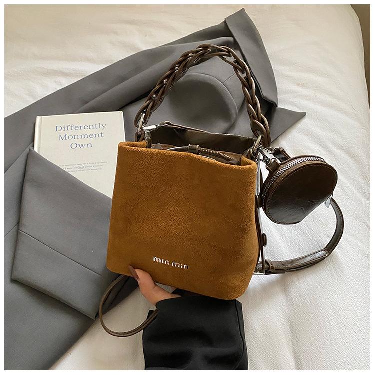 Handgehaltener Eimerbeutel, Modisch und Vielseitig, Einzel-Schultertasche, Pendler Crossbody-Tasche