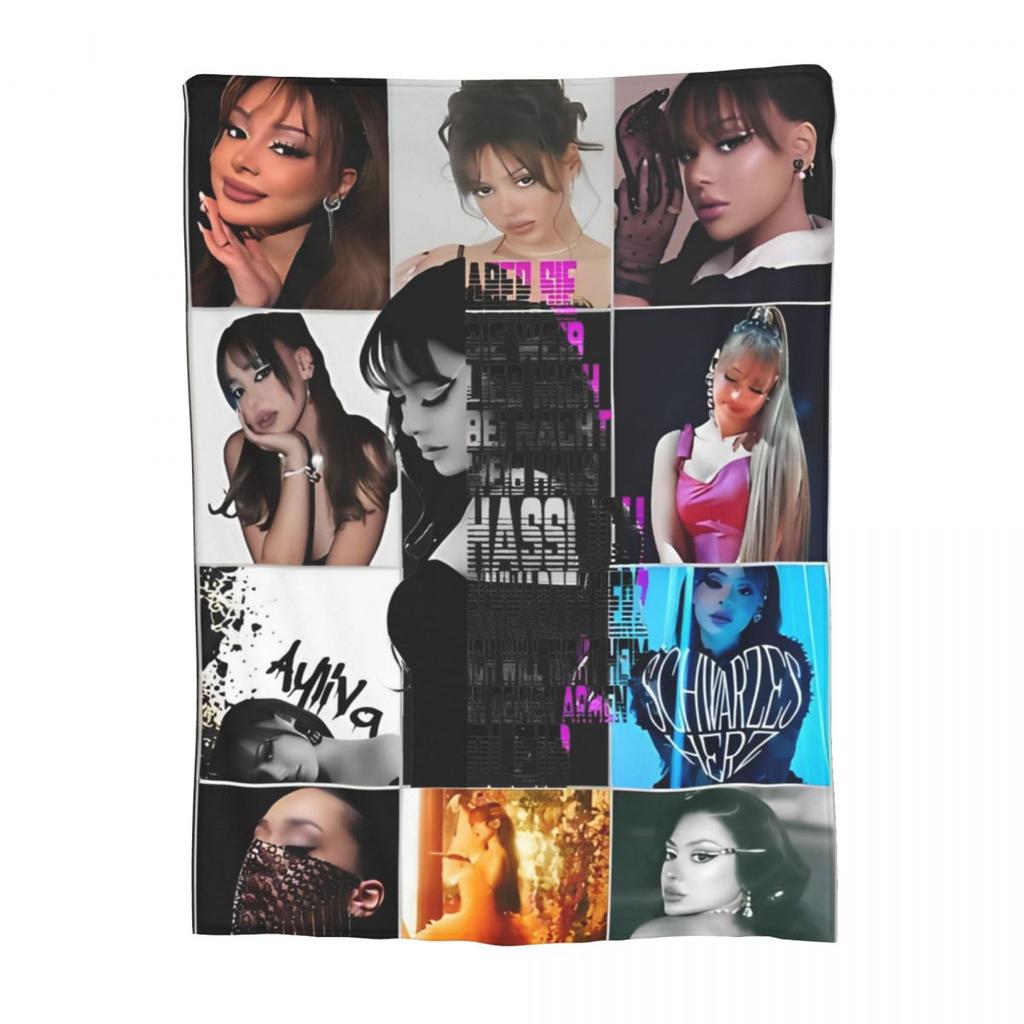 Ayliva Singer and Musician Gift Blanket For Men Women Album Cover Super Soft Cozy Throw Blankets for Couch Multi-size