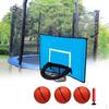 Verstellbarer Höhe Trampolin Basketballkorb Set - Lustige und Aufregende Ergänzung