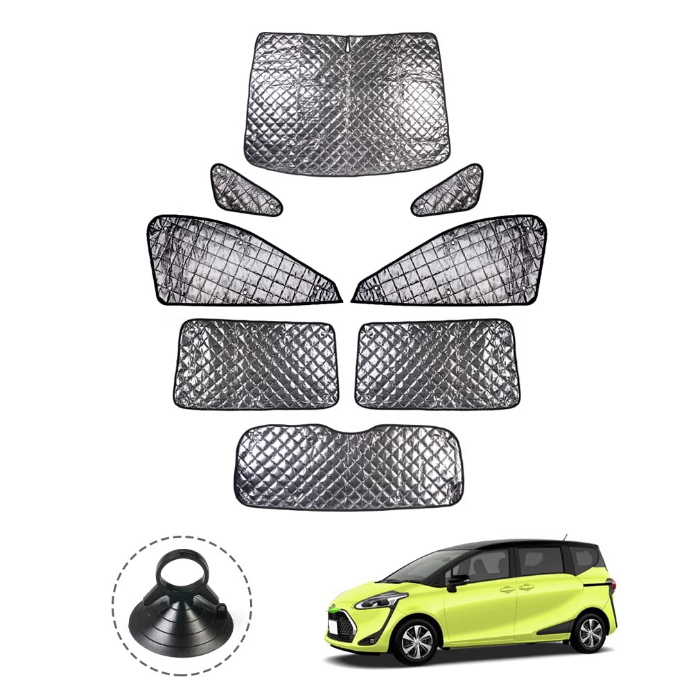 

Cartist Sienta 170 Series Sunshade Full Blackout Black Mesh SIENTA 170 Protects Heat Car UV Suction Easy Storage Pouch Full Direct from the чёрный