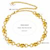 Hanging Plating Heavy Industry Three-dimensional Disc D Buckle Waist Chain Women's Light Luxury Adjustable Skirt Metal Belt High-end Accessories