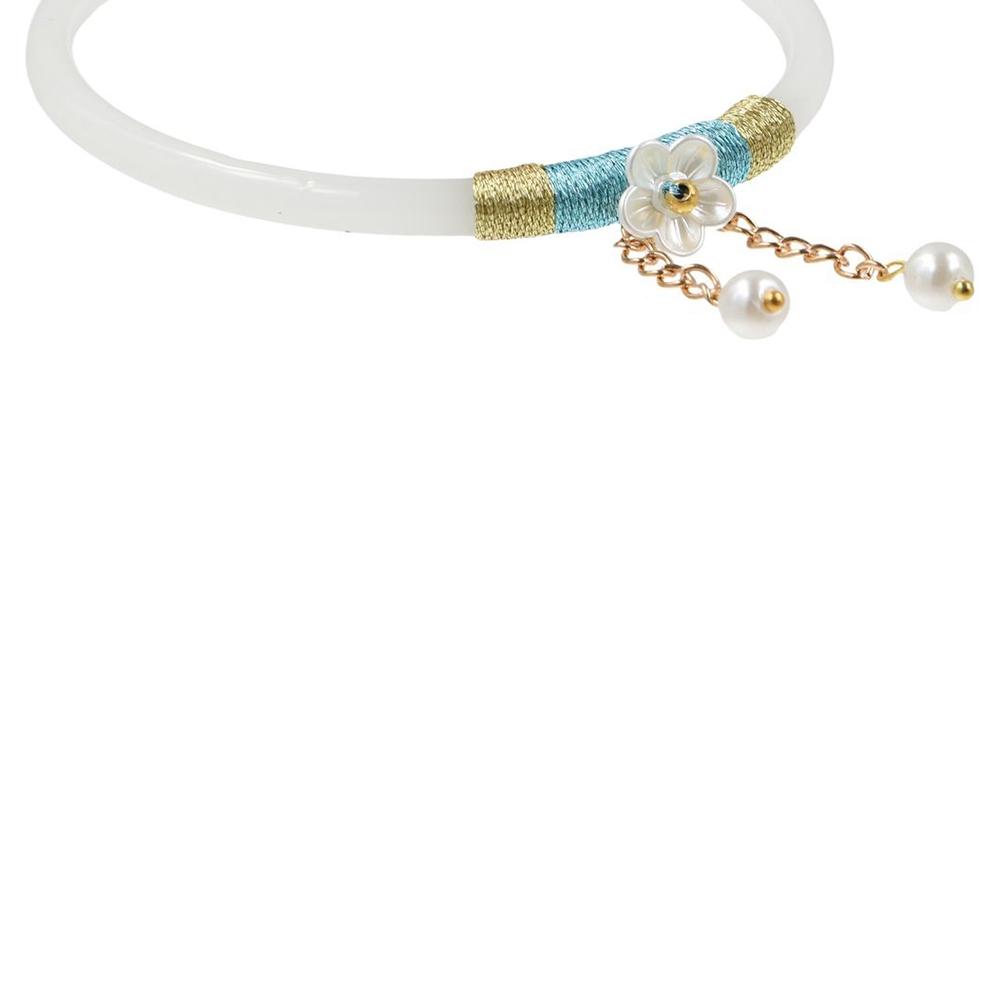 Wedding Jewelry Girls Women Bangles Chinese Style Jewelry  Stone Bracelet Antique Bracelet