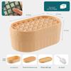ZISIZ Press-Type Ice Cube Tray & Storage Box