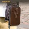 Retro Top Layer Cowhide Fashionable Large Screen Mobile Waist Bag Multifunctional Genuine Leather Men's Shoulder Crossbody