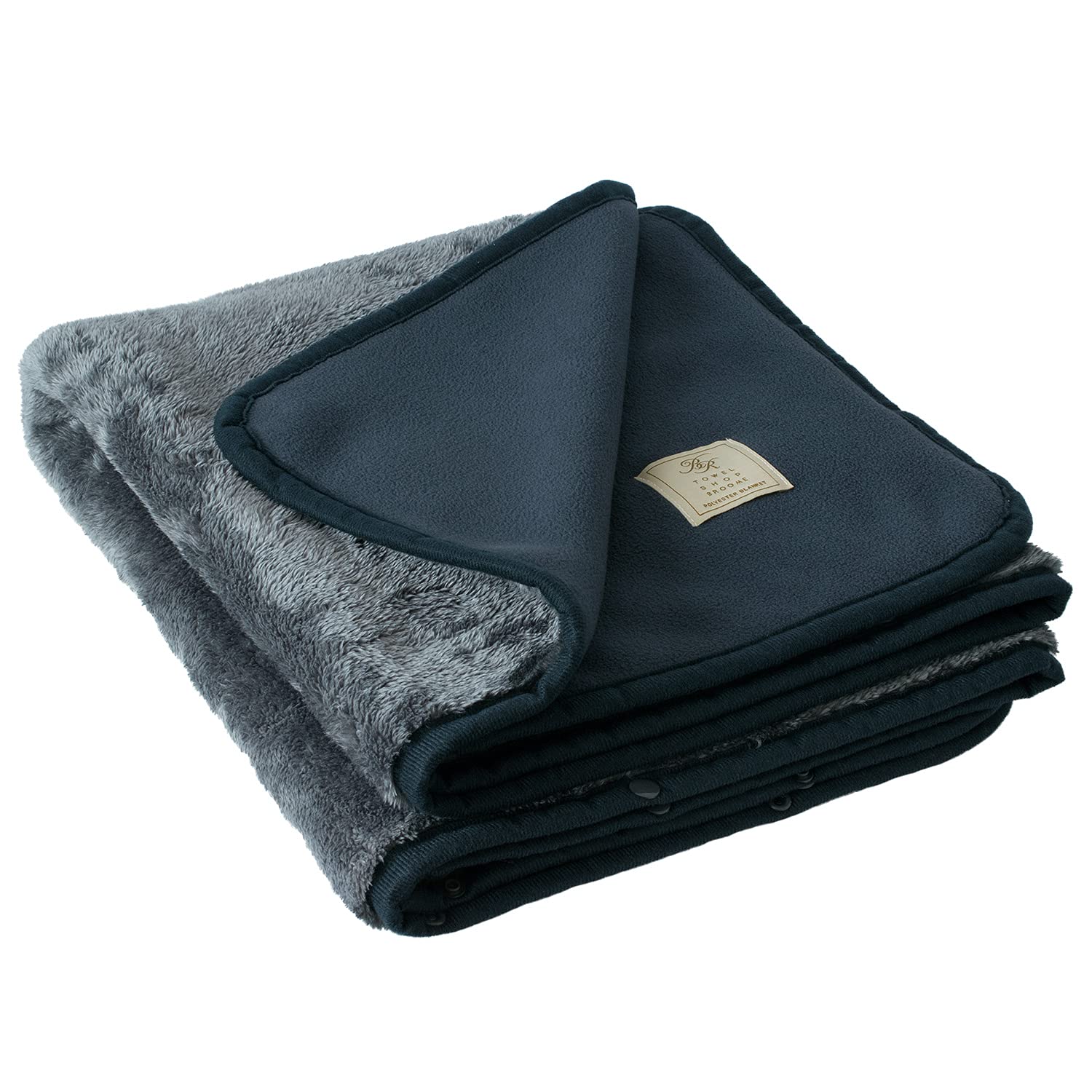 

Bloom Fran Throw a reversible blanket for men and 134 x 82 snap button closure Blanket, warm, reversible, 3-way, women, cm, large, (Forest)