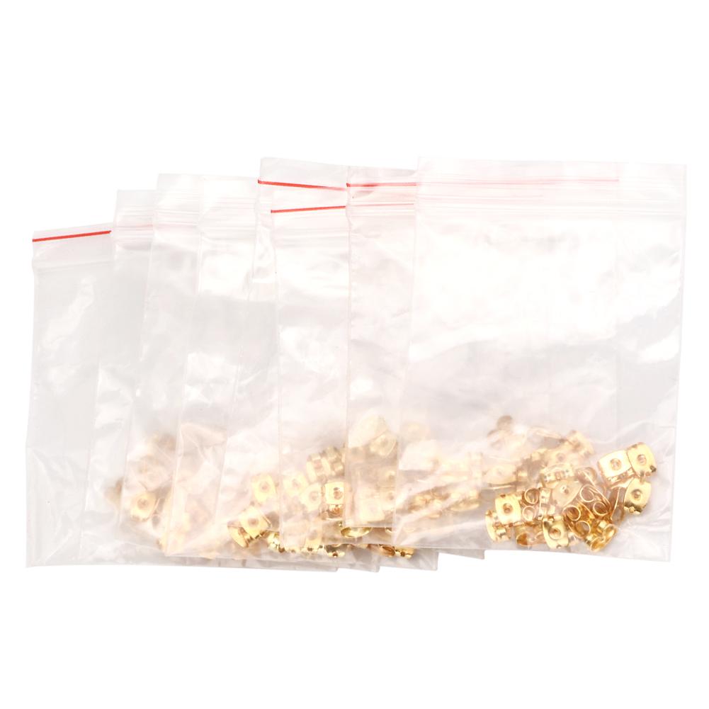 160pcs Metal Gold Earring Backs Scrolls Non Slip Earnuts for DIY Jewelry Findings