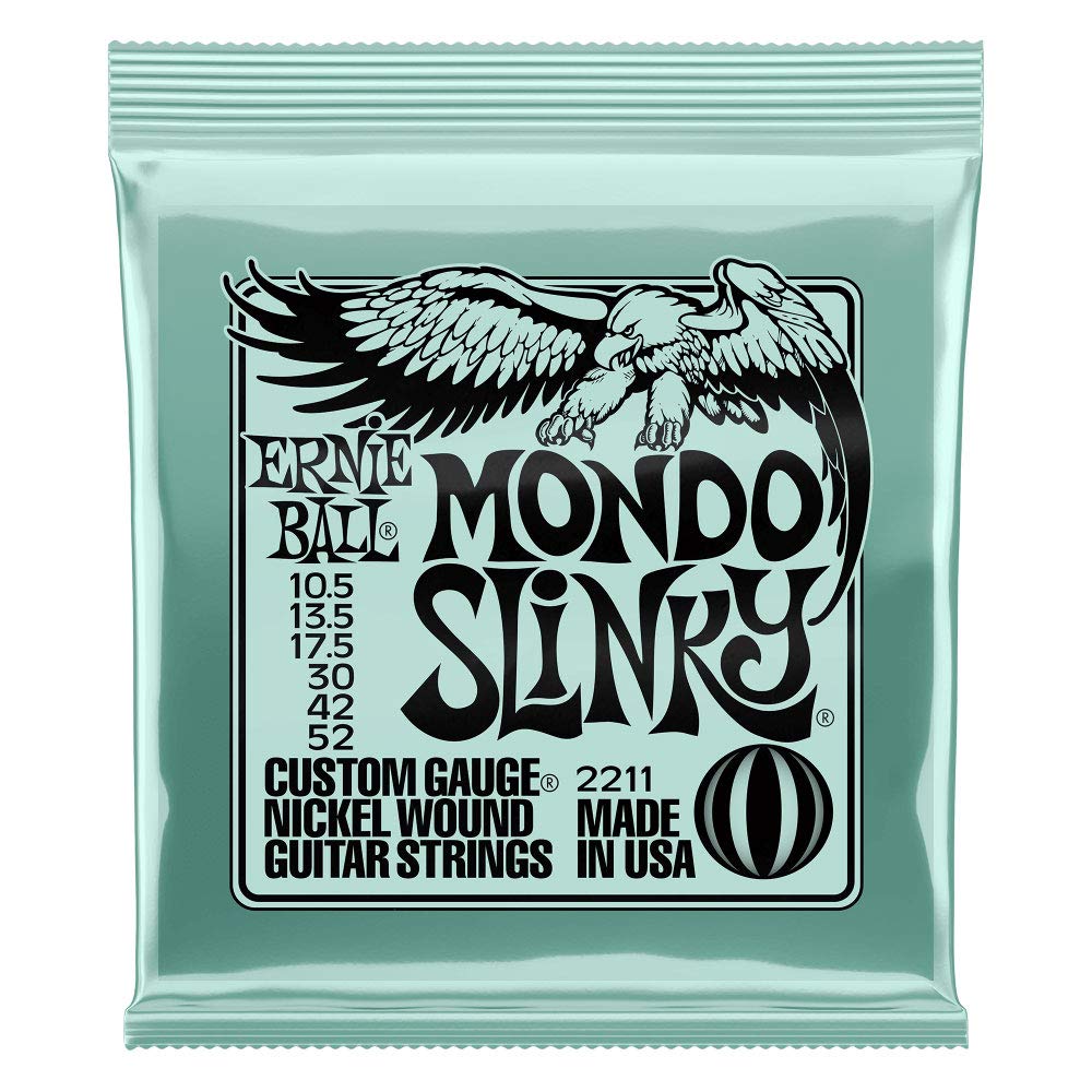 [Genuine] ERNIE BALL 2211 Electric Guitar Strings (10.5-52) MONDO SLINKY Mondo Slinky