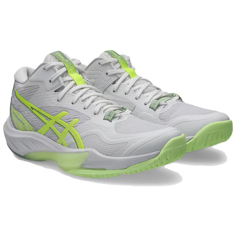 ASICS SKY ELITE FF MT Volleyball Shoes Women's Mid Top White/Bright Ye