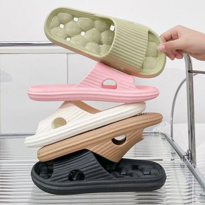 Women's Thick Platform Cloud Slippers Eva Soft Slides Men Summer Beach Flip Flops Women Shoes Non Slip Bathroom Home Slippers
