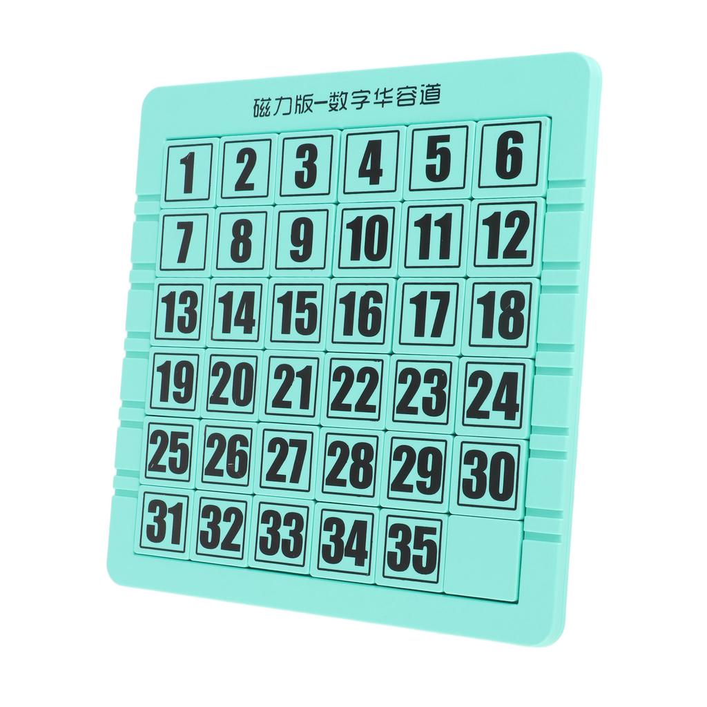 Kids Mathematics Sliding Puzzle Board Develop Logical Thinking Intellectual Magnetism Sliding Toy