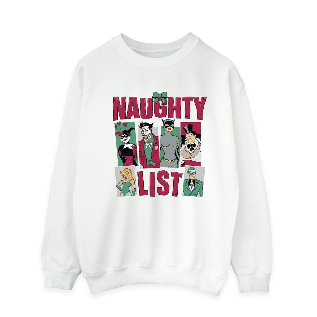 DC Comics Mens Naughty List Sweatshirt