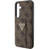 Guess Guhcs24Spgs4Tdw S24 S921 Brązowy/Brown Hardcase Grip Stand 4G Triangle Strass