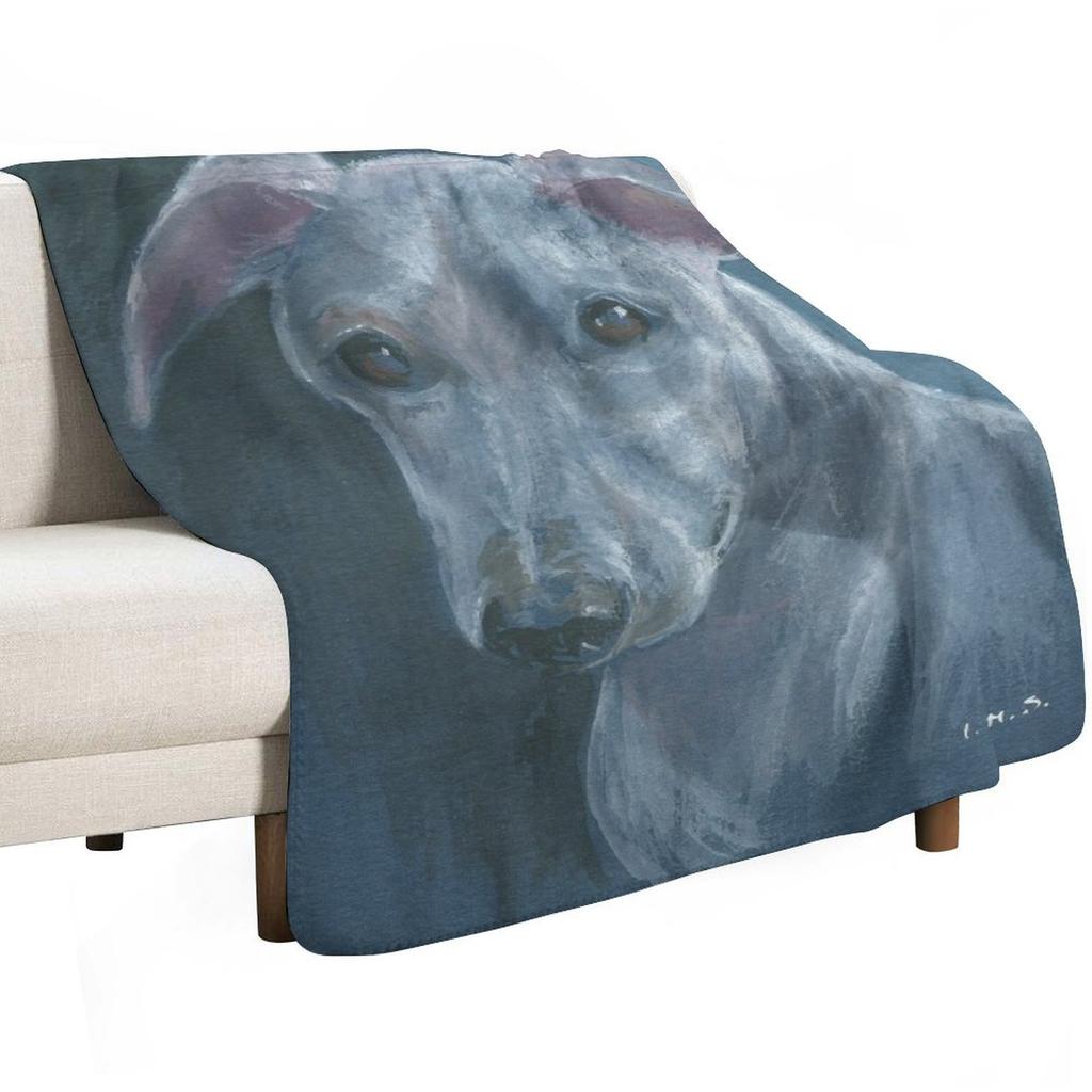 Whippet Throw Blanket Year Round Soft Comfortable Blanket for Home