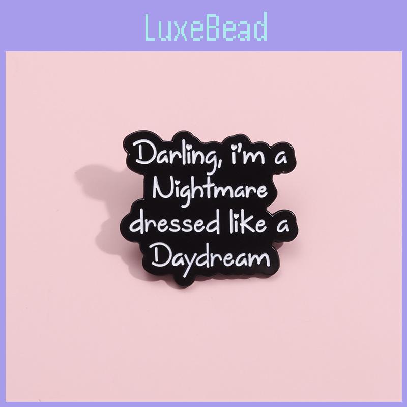 Trendige Cartoon-Buchstabenbrosche für Männer und Frauen Stilvoller Geometrischer Design-Anstecker 2023