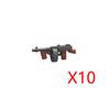 Military Building Blocks Solider Figures Weapons RPG Equipment  Vest Equipment Accessories Bomb Disposal Suit Samurai Sword MOC