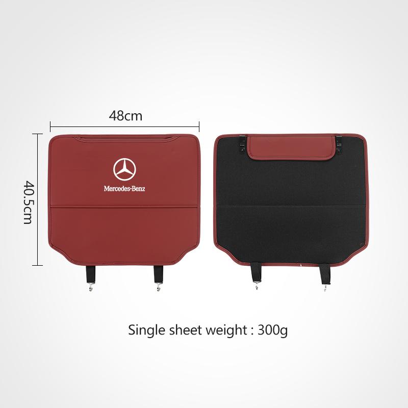 2025 Hot 2PCS Car Seat Back Protector Anti-Kick Mats Anti Dirty Pad For Mercedes Benz AMG A C E Class W201 W210 W108 W204 W205 W