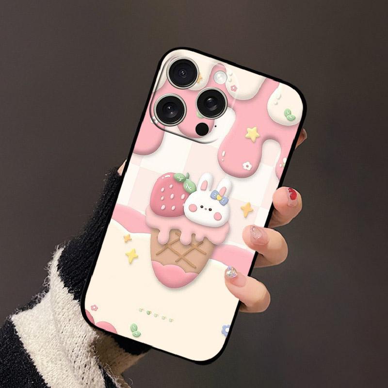 For iPhone 15 Pro Case 15Pro Max Soft Silicon Shockproof TPU Phone Cover For iPhone 15 Plus Color Painted Full Protective Fundas