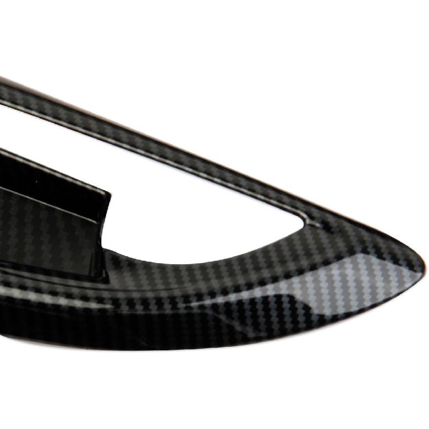 Korlot Carbon Fiber Style Interior Door Handle Cover Trim Accessories for Chevrolet Trax 2024-2026