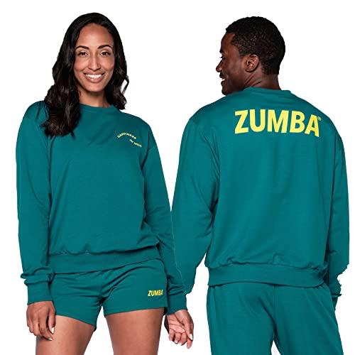 ZUMBA WEAR Женская толстовка, размер XS, зеленая, Z1T000152