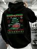 Ugly Christmas Style, Hoodie, Merry Driftmas Red Car And Snowflake Pattern, Winter Holiday Season, Gift for Car Enthusiasts And Bo