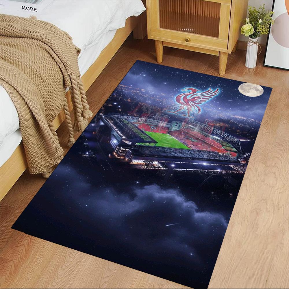 Liverpool Floor Mat Perfect for Playrooms Study Room Outdoor Dormitory Antislip Carpet Decorate Offices Perfect Gift for Valentine's Wedding Birthday