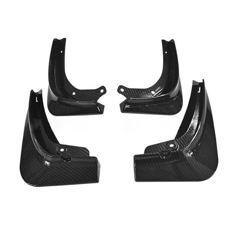 4 Stück Auto Schmutzfänger Spritzschutz Kotflügel Vorne Hinten Rad Schmutzfänger für Tesla 2021 Model3 Model 3 Zubehör Auto Außenteile